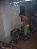 eu disse q ia chover