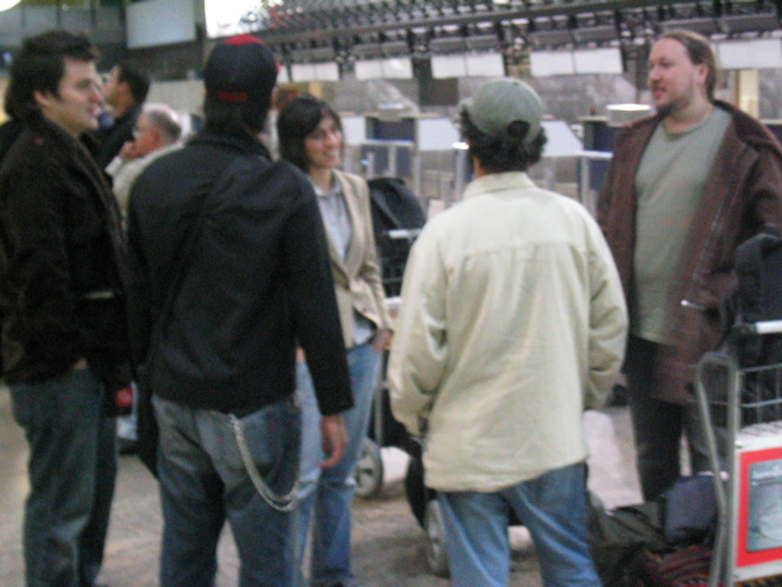 fila do check-in